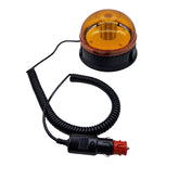 LED Rundumleuchte Orange 60 x 0,5W LEDs mit Magnet mit Kabel